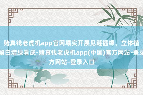 赌真钱老虎机app官网塌实开展见缝插绿、立体植绿、留白增绿看成-赌真钱老虎机app(中国)官方网站-登录入口